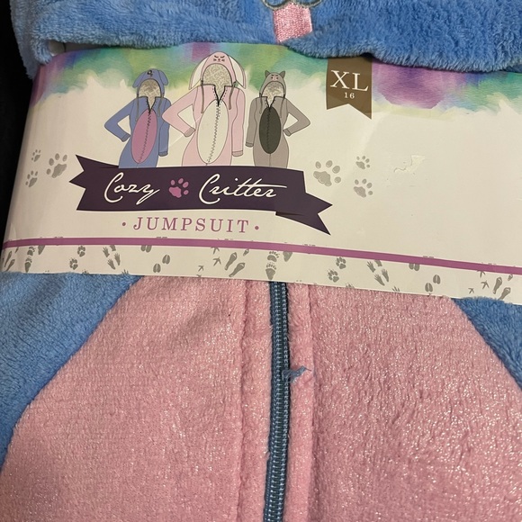 Cozy Cuirtter Bunny Jumpsuit XL (16 y.o.) NWT - Picture 4 of 6
